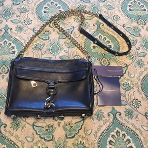 Rebecca Minkoff ‘Mini Mac’ navy blue crossbody bag